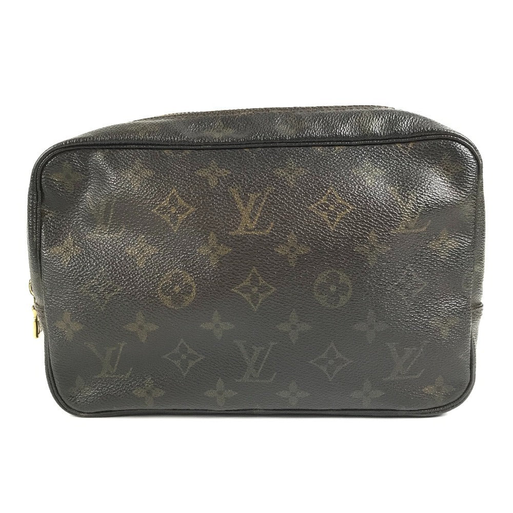 LOUIS VUITTON M47524 Monogram True Toilet 23 Makeup Pouch, Clutch Bag, Second Bag, Cosmetic Pouch, Monogram Canvas, Unisex, Brown