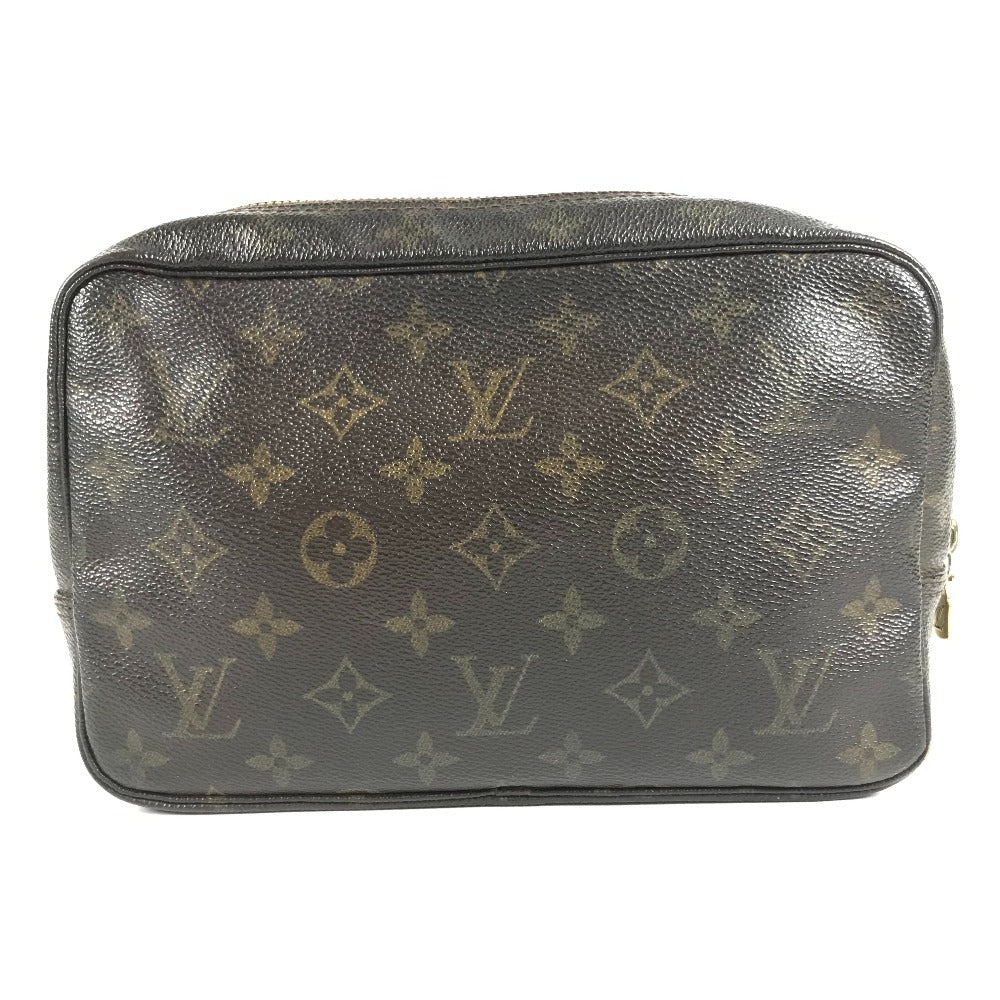 LOUIS VUITTON M47524 Monogram True Toilet 23 Makeup Pouch, Clutch Bag, Second Bag, Cosmetic Pouch, Monogram Canvas, Unisex, Brown