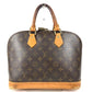 LOUIS VUITTON M51130 Monogram Alma Bag Tote Bag Handbag Monogram Canvas Unisex Brown