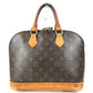 LOUIS VUITTON M51130 Monogram Alma Bag Tote Bag Handbag Monogram Canvas Unisex Brown