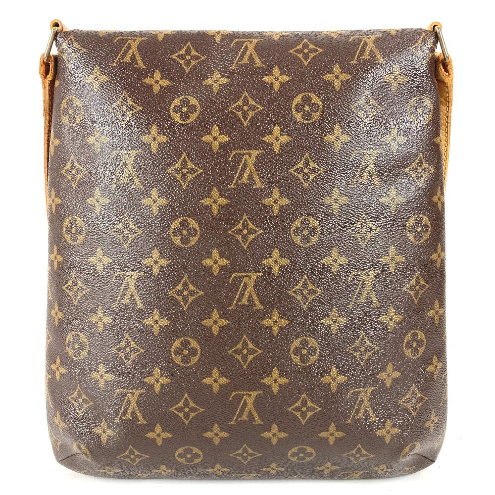 LOUIS VUITTON M51258 Monogram Musette Salsa Long Musette Salsa Bag Crossbody Flap Shoulder Bag Monogram Canvas Unisex Brown