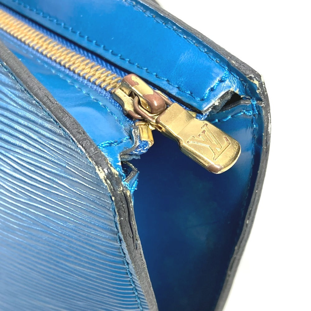 LOUIS VUITTON M52265 エピ サンジャックショッピング ショルダーバッグ カバン 肩掛け トートバッグ エピレザー ユニセックス トレドブルー ブルー