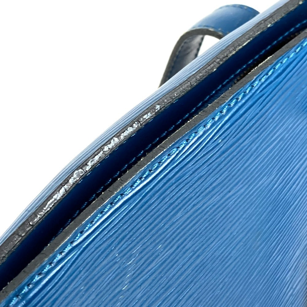 LOUIS VUITTON M52265 エピ サンジャックショッピング ショルダーバッグ カバン 肩掛け トートバッグ エピレザー ユニセックス トレドブルー ブルー