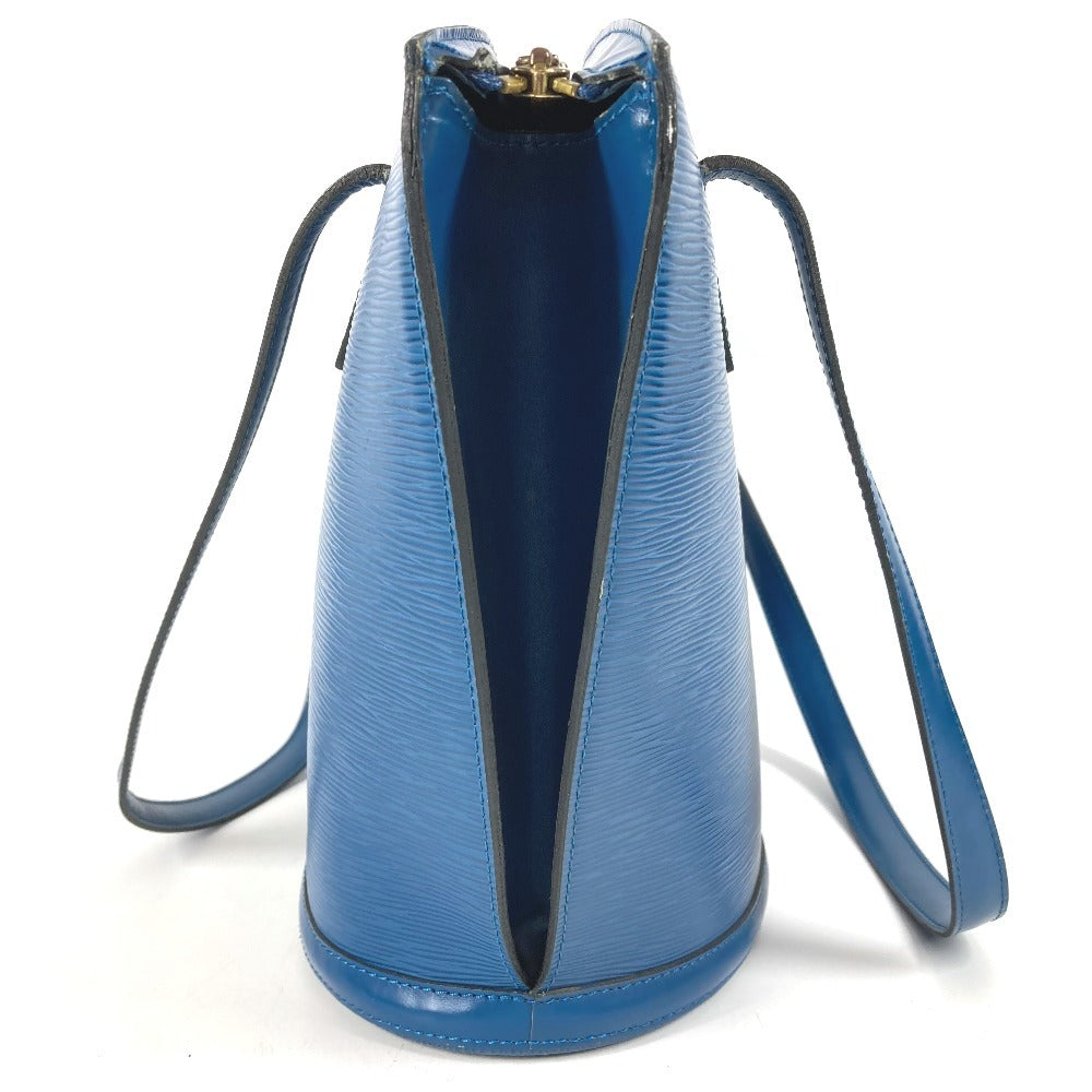 LOUIS VUITTON M52265 エピ サンジャックショッピング ショルダーバッグ カバン 肩掛け トートバッグ エピレザー ユニセックス トレドブルー ブルー