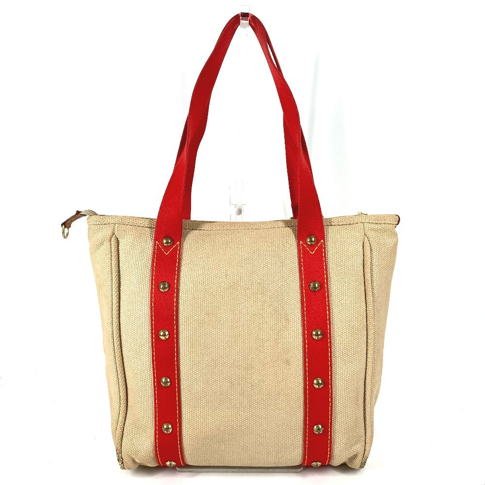 LOUIS VUITTON M40035 アンティグア カバMM カバ MM カバン トートバッグ 肩掛け ショルダーバッグ キャンバス/レザー ユニセックス ベージュ