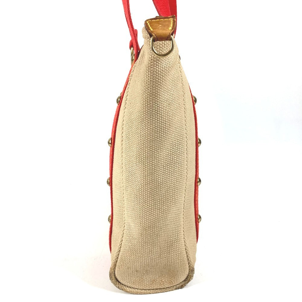 LOUIS VUITTON M40035 アンティグア カバMM カバ MM カバン トートバッグ 肩掛け ショルダーバッグ キャンバス/レザー ユニセックス ベージュ