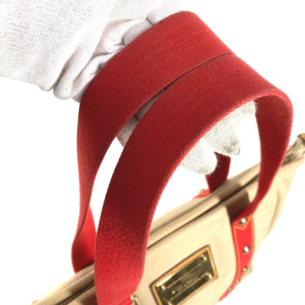 LOUIS VUITTON M40035 アンティグア カバMM カバ MM カバン トートバッグ 肩掛け ショルダーバッグ キャンバス/レザー ユニセックス ベージュ