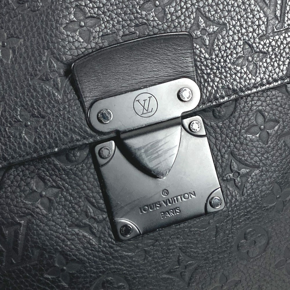 LOUIS VUITTON M20835 Monogram Taurillon S Lock Briefcase Bag Handbag Tote Bag Briefcase Document Bag 2-Way Bag Shoulder Bag Business Bag Taurillon Leather Unisex Black