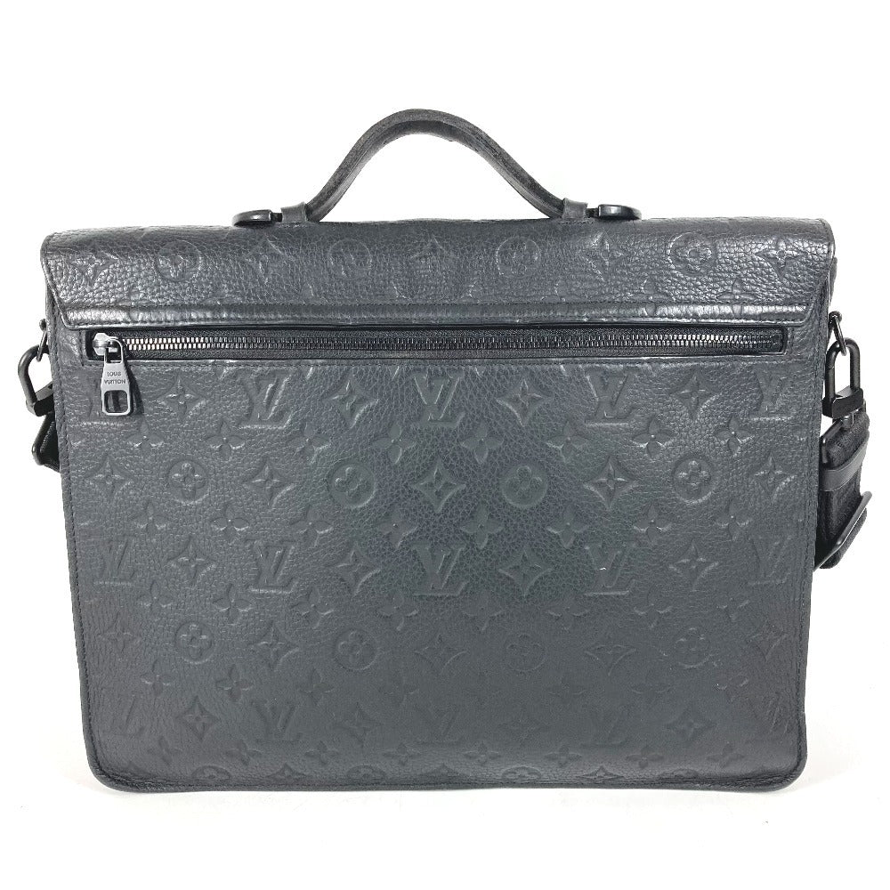 LOUIS VUITTON M20835 Monogram Taurillon S Lock Briefcase Bag Handbag Tote Bag Briefcase Document Bag 2-Way Bag Shoulder Bag Business Bag Taurillon Leather Unisex Black