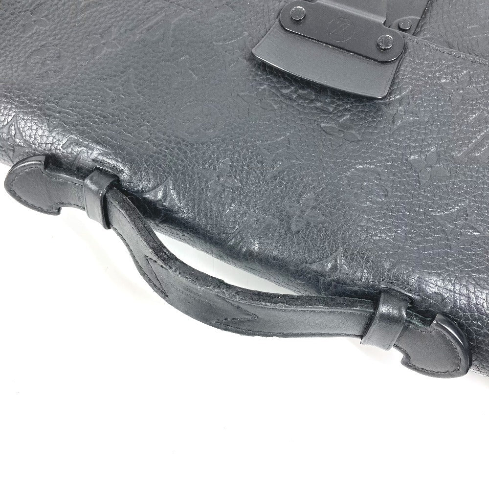LOUIS VUITTON M20835 Monogram Taurillon S Lock Briefcase Bag Handbag Tote Bag Briefcase Document Bag 2-Way Bag Shoulder Bag Business Bag Taurillon Leather Unisex Black