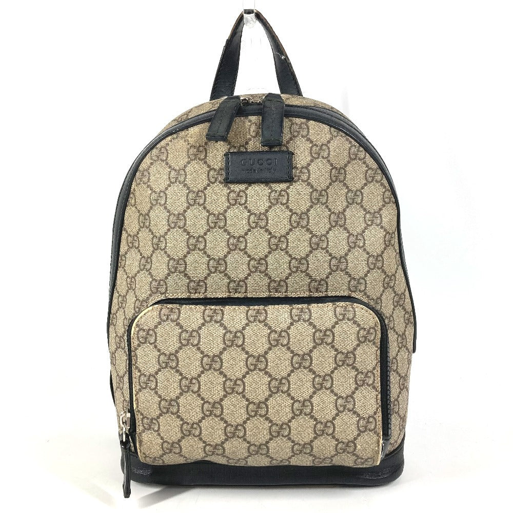 GUCCI 429020 GGスプリーム　 ロゴ カバン バックパック リュックサック GGスプリームキャンバス ユニセックス ベージュ