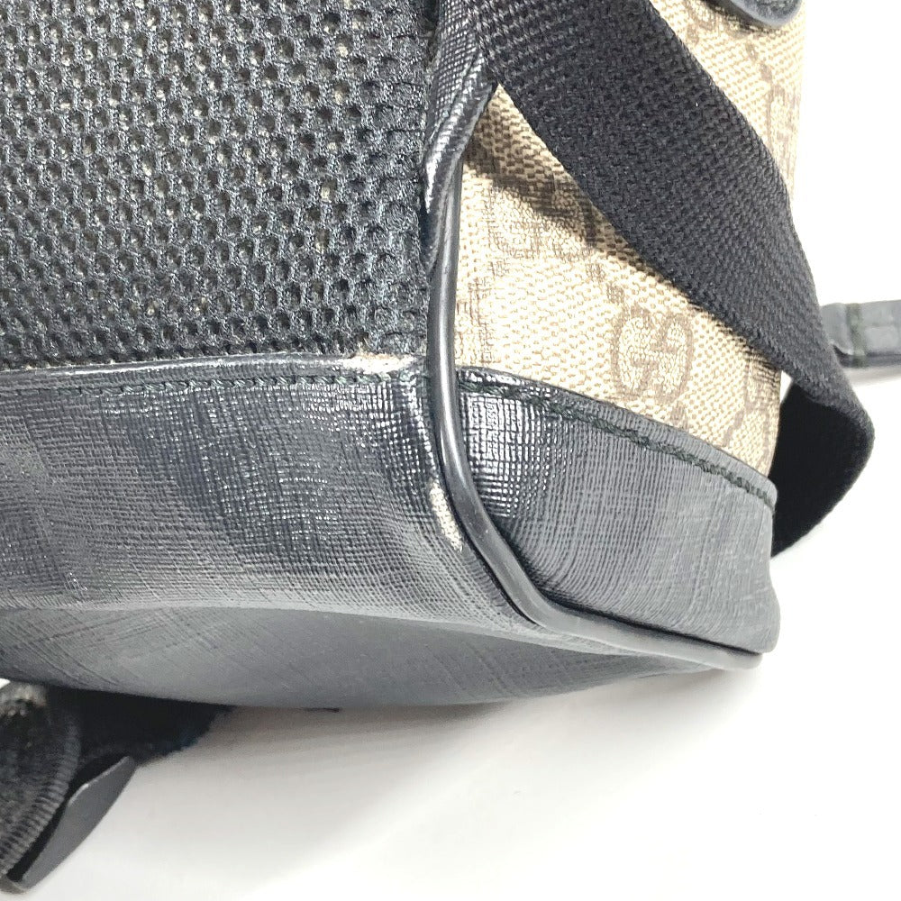 GUCCI 429020 GGスプリーム　 ロゴ カバン バックパック リュックサック GGスプリームキャンバス ユニセックス ベージュ