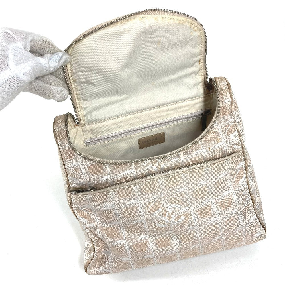 CHANEL A15958 ニュートラベルライン　 CC ココマーク ロゴ カバン バックパック リュックサック ナイロン/レザー レディース ベージュ