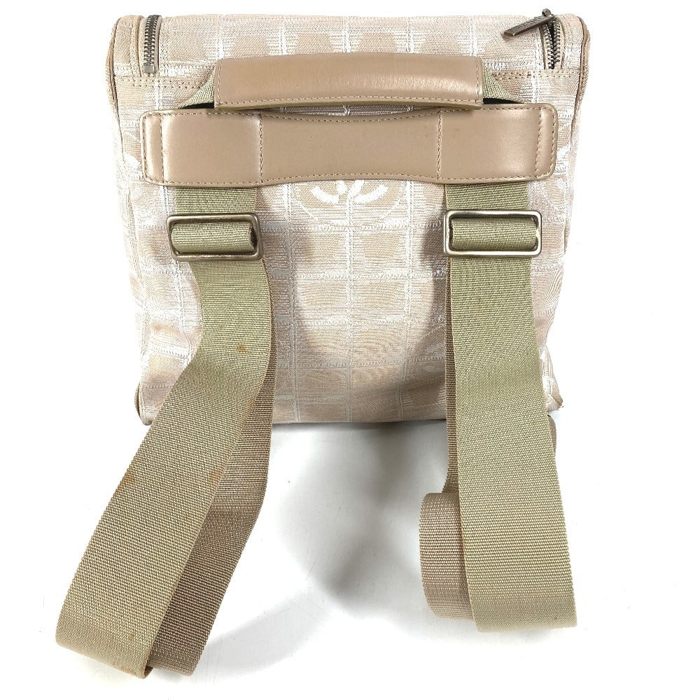 CHANEL A15958 ニュートラベルライン　 CC ココマーク ロゴ カバン バックパック リュックサック ナイロン/レザー レディース ベージュ