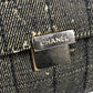 CHANEL チョコバー ロゴ CC ココマーク カバン チェーンバッグ 肩掛け フラップ ショルダーバッグ デニム ユニセックス ブルー