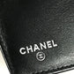 CHANEL Makeup Palette CC Coco Mark Logo Compact Wallet Bi-fold Wallet Enamel Unisex Black