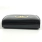 CHANEL Makeup Palette CC Coco Mark Logo Compact Wallet Bi-fold Wallet Enamel Unisex Black