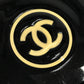 CHANEL Makeup Palette CC Coco Mark Logo Compact Wallet Bi-fold Wallet Enamel Unisex Black