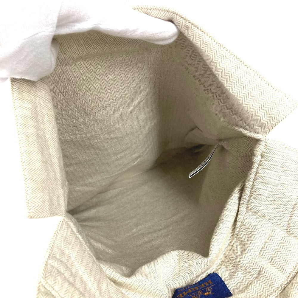 HERMES Aline Bag Bag Aline Bag Handbag Cotton Unisex White