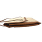 HERMES Vintage Flap Bag Shoulder Tote Bag Handbag Shoulder Bag Leather/Canvas Unisex Beige