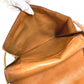 HERMES Vintage Flap Bag Shoulder Tote Bag Handbag Shoulder Bag Leather/Canvas Unisex Beige