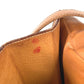 HERMES Vintage Flap Bag Shoulder Tote Bag Handbag Shoulder Bag Leather/Canvas Unisex Beige
