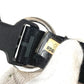 CHANEL Sports CC Coco Mark 03A Compass Accessory Keyring Bracelet Canvas Unisex Black