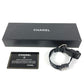 CHANEL Sports CC Coco Mark 03A Compass Accessory Keyring Bracelet Canvas Unisex Black