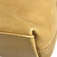 CHANEL Vintage Logo Bag Shoulder Tote Bag Handbag Shoulder Bag Leather Unisex Beige