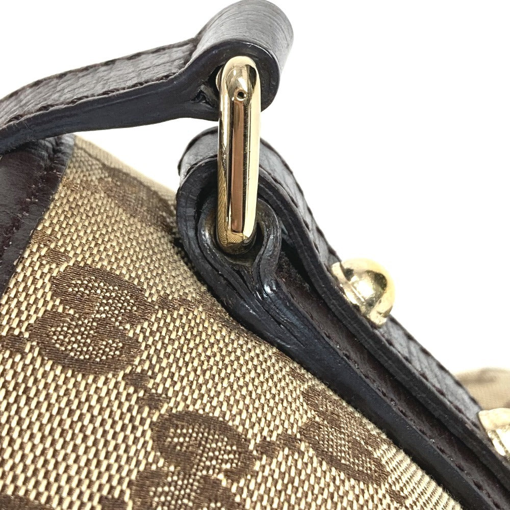 GUCCI 139260 Charm GG Logo Sherry Line Shoulder Tote Bag Handbag Shoulder Bag GG Canvas/Leather Unisex Beige