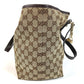 GUCCI 139260 Charm GG Logo Sherry Line Shoulder Tote Bag Handbag Shoulder Bag GG Canvas/Leather Unisex Beige