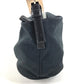 FENDI FF Logo Shoulder Bag Jersey Unisex Black
