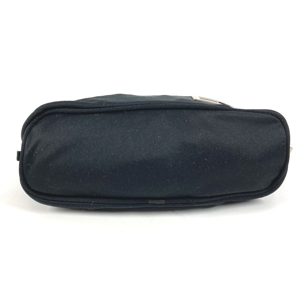 FENDI FF Logo Shoulder Bag Jersey Unisex Black