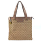 LOEWE Anagram Logo New Road Line Bag Tote Bag Shoulder Bag Leather/Canvas Unisex Brown