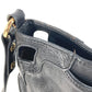 CARTIER Marcello Logo Crossbody Bag with Charm, Leather, Unisex, Black