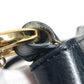 CARTIER Marcello Logo Crossbody Bag with Charm, Leather, Unisex, Black