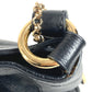 CARTIER Marcello Logo Crossbody Bag with Charm, Leather, Unisex, Black