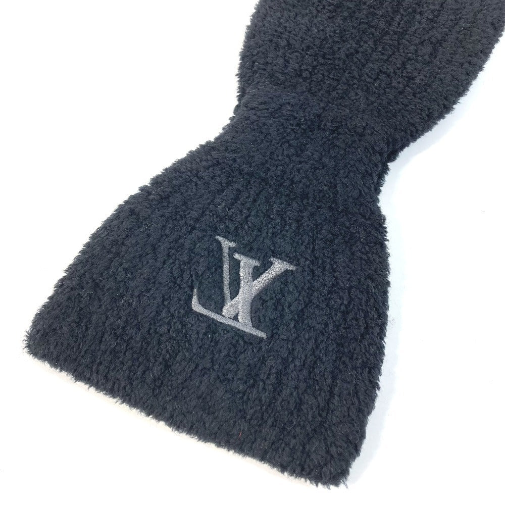 LOUIS VUITTON M90804 マフラー オンリー LV ミニ コンフィ ニット ティペット マフラー ウール ユニセックス ブラック