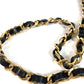 CHANEL 01456 Chain CC Coco Mark Logo Eyeglasses Eyewear Glasses Sunglasses Plastic Unisex Black