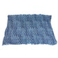 LOUIS VUITTON Logo Fringe Muffler Shawl Large Stole Cotton Unisex Blue
