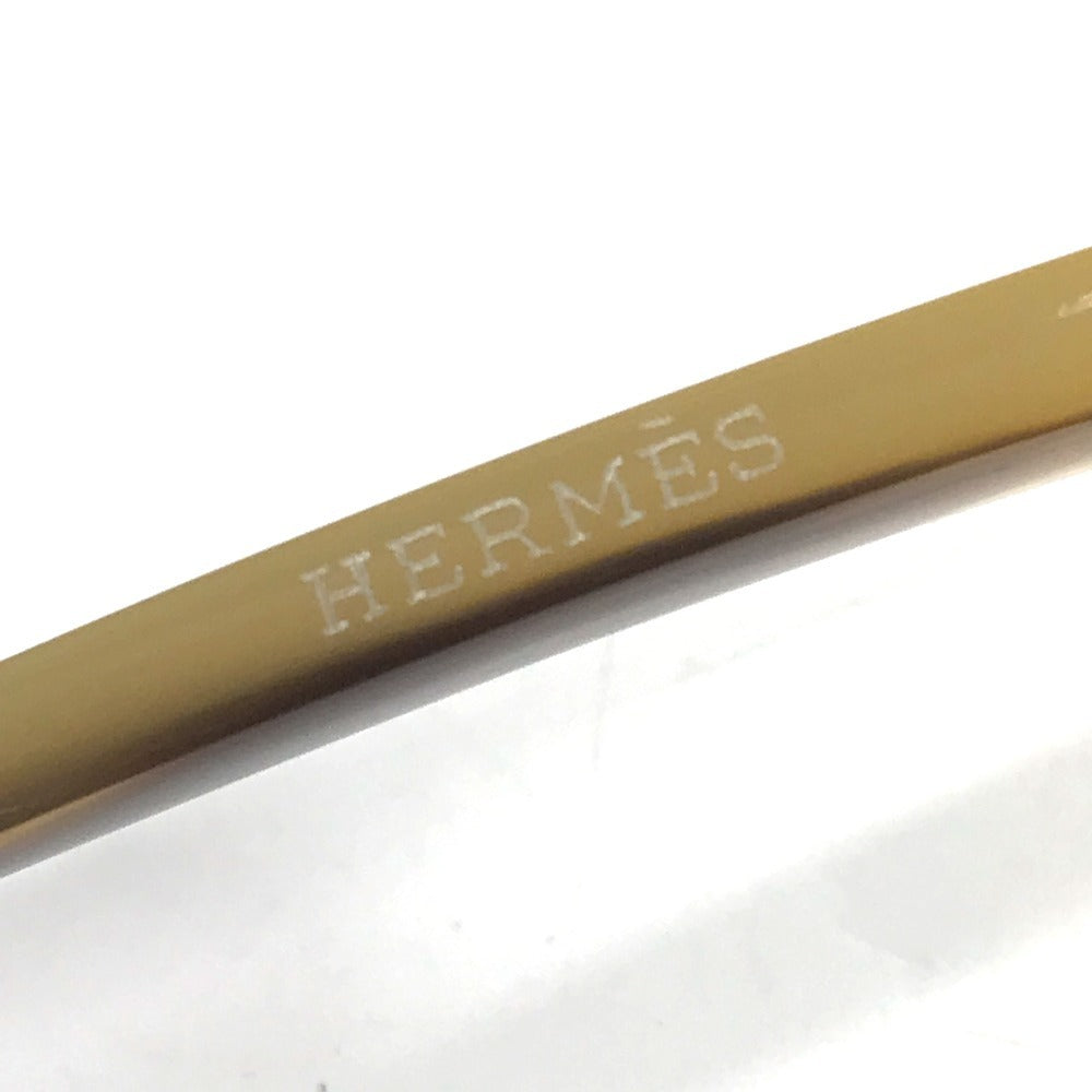 HERMES Serie Kanzashi Hairpin Hair Pick Hair Accessory Buffalo Horn Hairpin Women's Brown