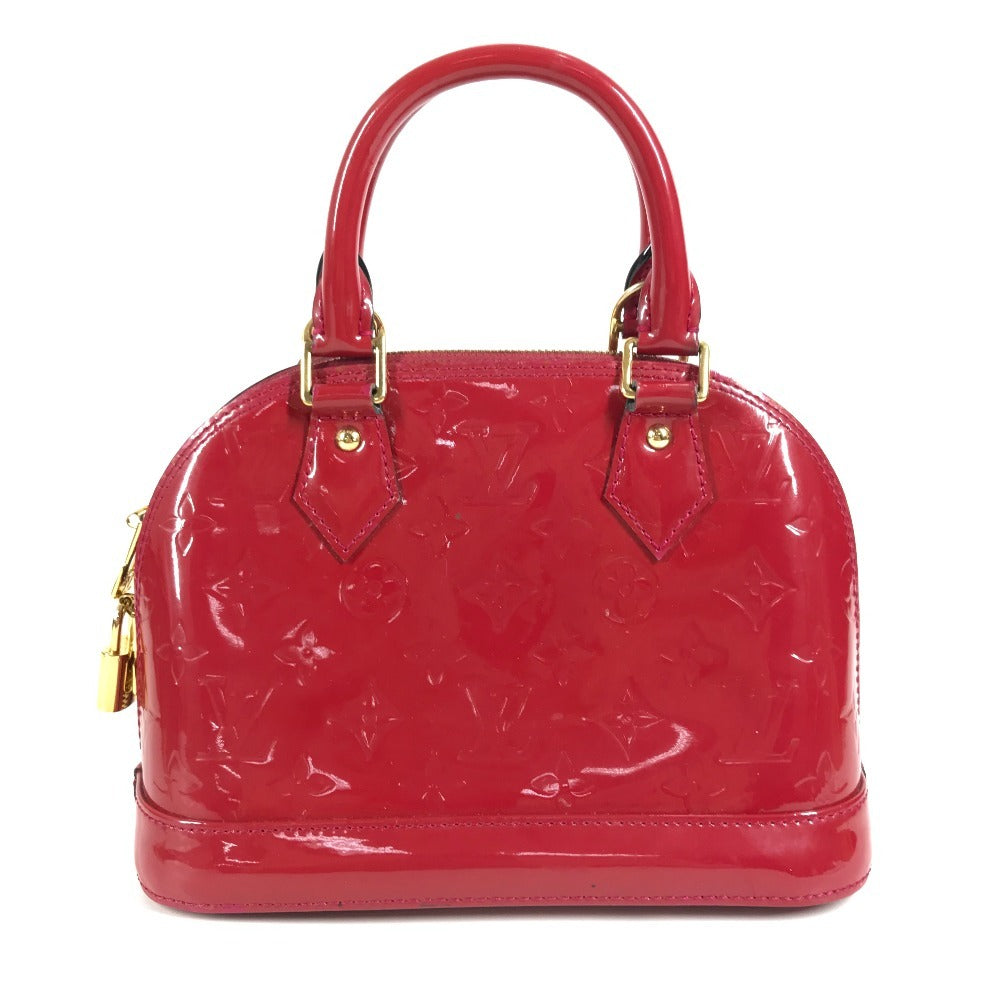 LOUIS VUITTON M91771 Monogram Vernis Alma BB Alma BB Bag 2WAY Bag Shoulder Bag Crossbody Bag Handbag Monogram Vernis Canvas Women's Rose Indien Red