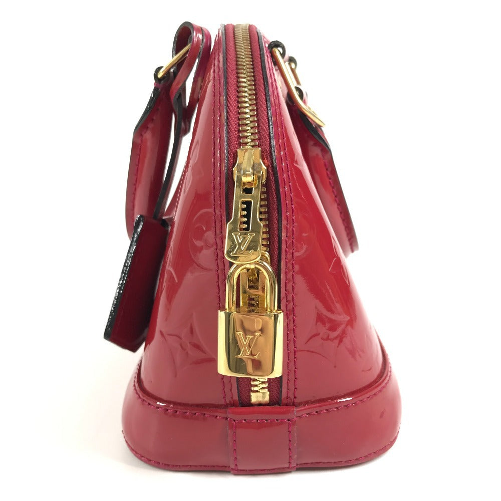 LOUIS VUITTON M91771 Monogram Vernis Alma BB Alma BB Bag 2WAY Bag Shoulder Bag Crossbody Bag Handbag Monogram Vernis Canvas Women's Rose Indien Red