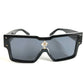 LOUIS VUITTON Z1578E スワロフスキー サングラスサイクロン サングラス サイクロン 眼鏡 メガネ アイウェア めがね サングラス アセテート メンズ ブラック