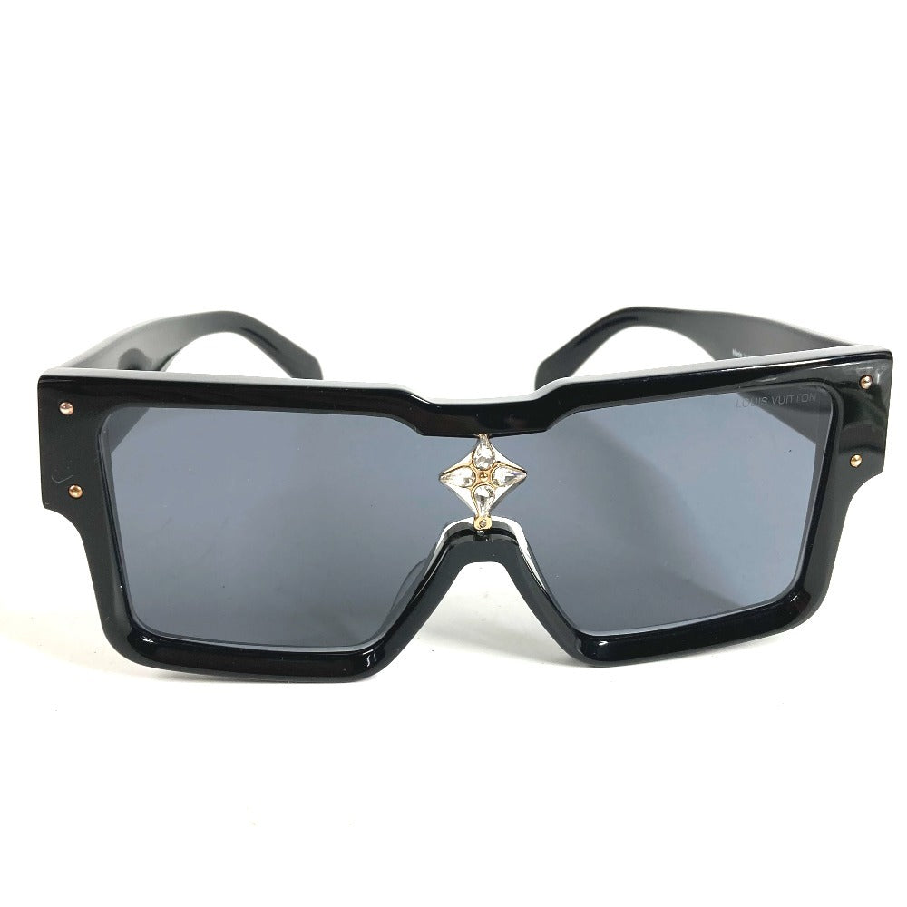 LOUIS VUITTON Z1578E スワロフスキー サングラスサイクロン サングラス サイクロン 眼鏡 メガネ アイウェア めがね サングラス アセテート メンズ ブラック