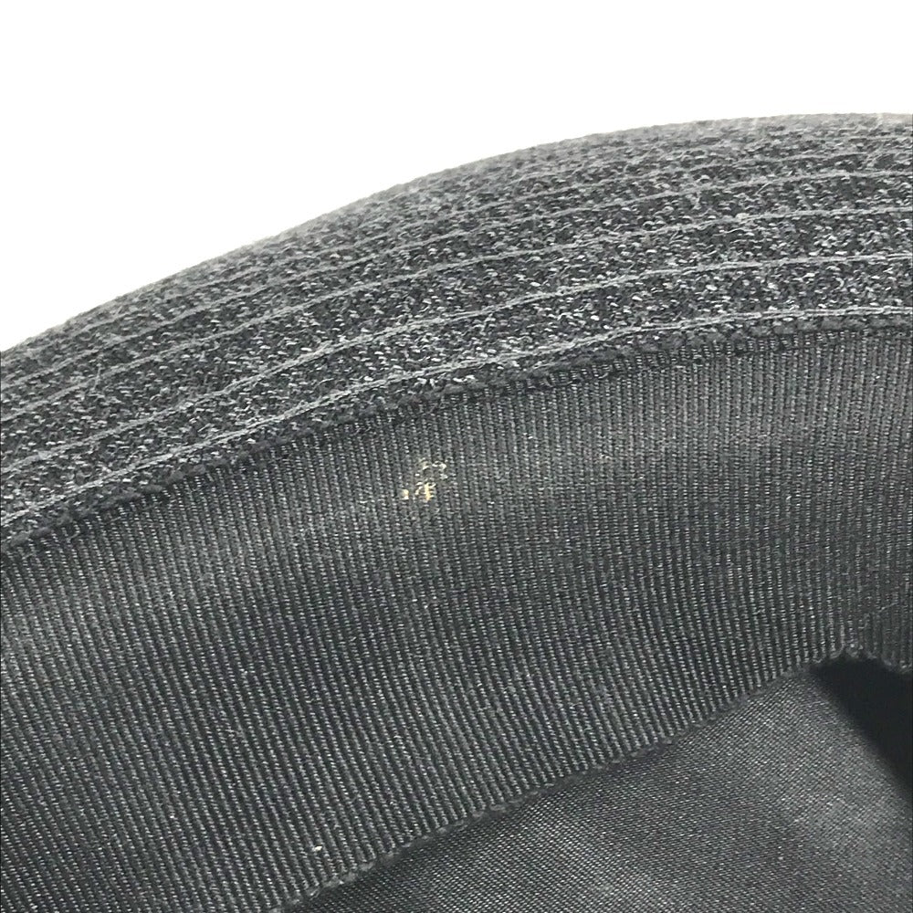 HERMES Hat Bucket Hat Bob Hat Wool Unisex Navy