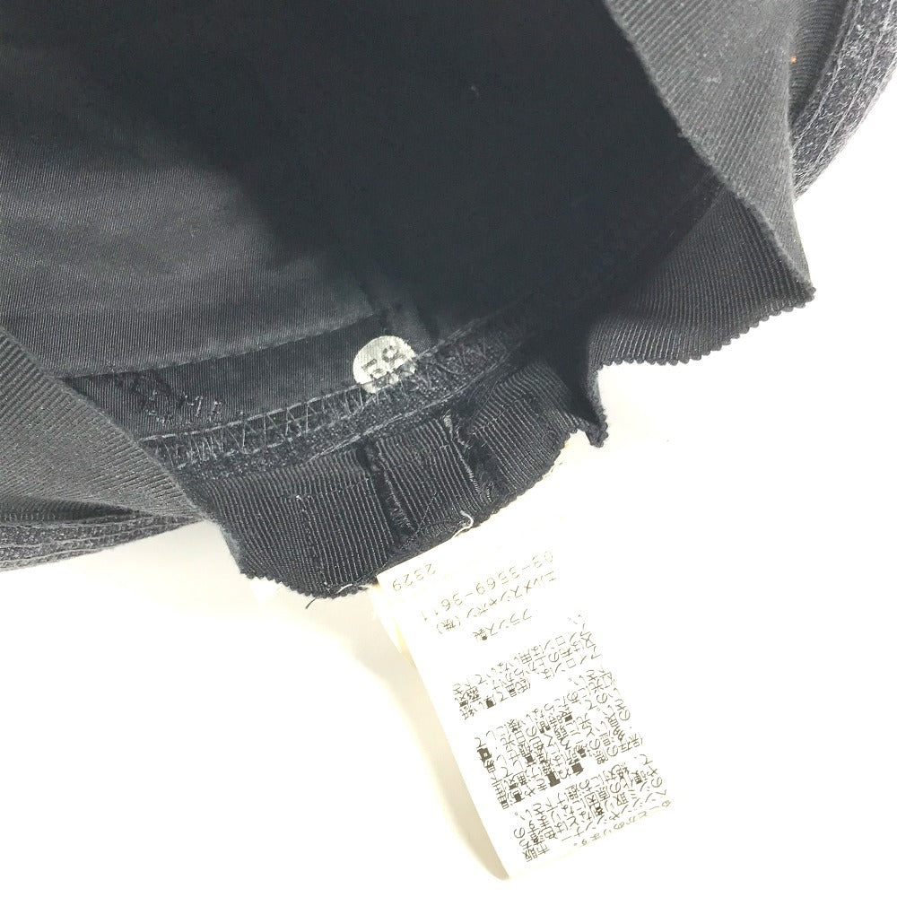 HERMES Hat Bucket Hat Bob Hat Wool Unisex Navy