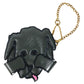LOUIS VUITTON M63897 Epi Catogram Dog Card Holder Dog Card Holder Pass Case Chain Key Holder Bag Charm Card Case Epi Leather Unisex Black