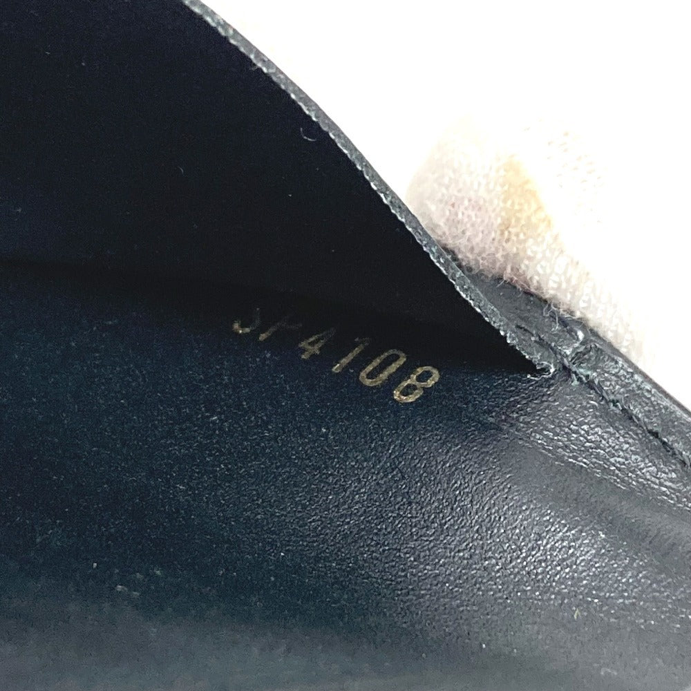 LOUIS VUITTON M63897 Epi Catogram Dog Card Holder Dog Card Holder Pass Case Chain Key Holder Bag Charm Card Case Epi Leather Unisex Black