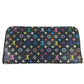 LOUIS VUITTON M93754 Monogram Multicolore Portefeuille Insolite Long Wallet Monogram Multicolore Canvas Unisex Black